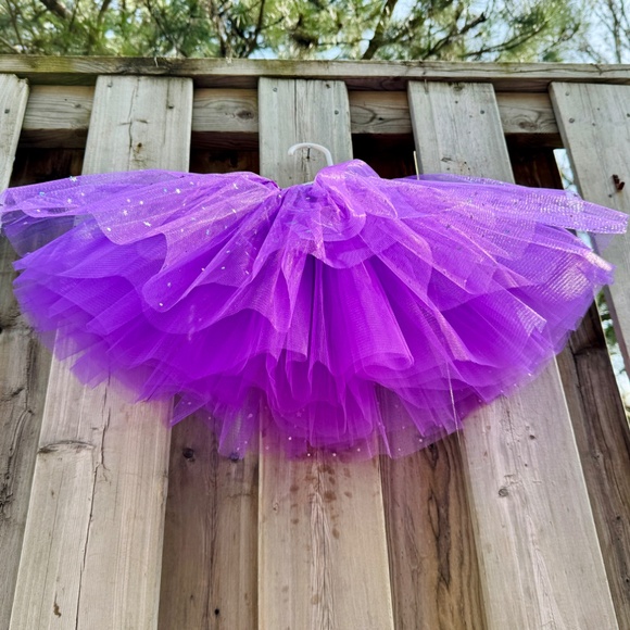 Purple Sparkle Tutu 4 full layer tutu fits baby to adult - Picture 6 of 7
